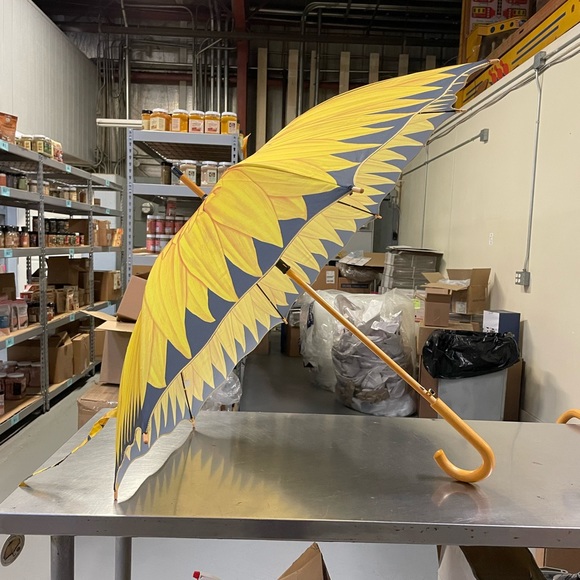 Big Sunflower Stick Umbrella - Picture 3 of 5